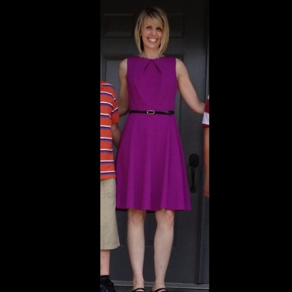 Retro 50s style dress Sz 4 - Picture 2 of 7